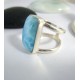 Larimar-Stone Yamir Larimar Luxury Ring Viereck YV2 9695 109,00 €
