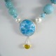 Larimar-Stone Yamir Collier Beads Necklace Sterling Silver YC1 10003 749,00 €