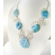 Larimar-Stone XL Yamir Luxury Collier Necklace 9066 899,00 €