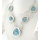 Larimar-Stone XL Yamir Luxury Collier Necklace 9066 899,00 €