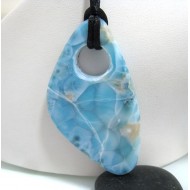 Larimar-Stone XXL Larimar Stone Polished with drilled hole SB143 10702 149,90 €