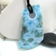 Larimar-Stone XXL Larimar Stone Polished with drilled hole SB146 10705 259,90 €