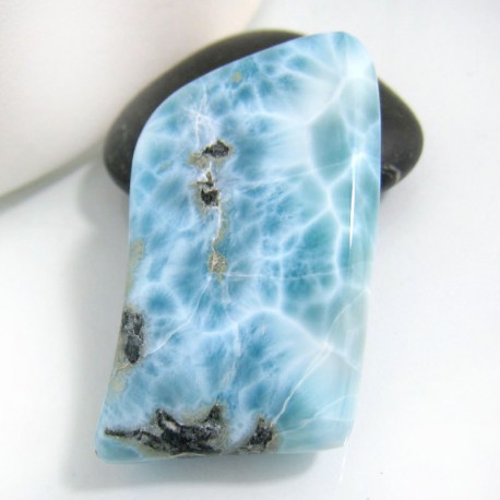 Ларимар галтованный HL30 10779 Larimar-Stone