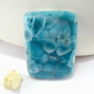 XXL Larimar Cuadrángulo Cabochon VC29