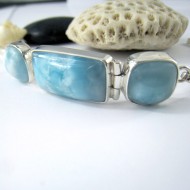 Larimar-Stone Larimar Yamir Armband 3x Viereck YA7 11217 149,00 €