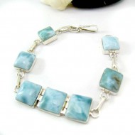 Larimar-Stone Larimar Yamir Armband 7x Viereck YA8 11811 89,00 €