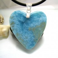 XL Ларимар ювелирные изделия сердце YH28 11913 Larimar-Stone