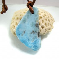 Larimar-Stone Larimar Stone Polished with drilled hole SB372 12003 59,90 €