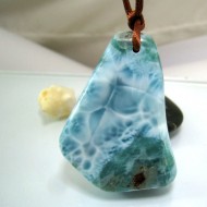 Larimar-Stone XXL Larimar Stone Polished with drilled hole SB287 12094 229,90 €