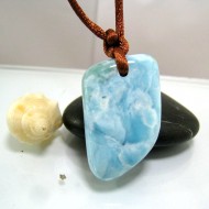 Larimar-Stone Larimar Stone Polished with drilled hole SB393 12103 69,90 €